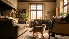 Co se vám vaše kočka snaží sdělit, když chodí a hlasitě mňouká?